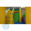 Castelo Bouncy inflável comercial do jogo do curso de obstáculo com escalada da corrediça