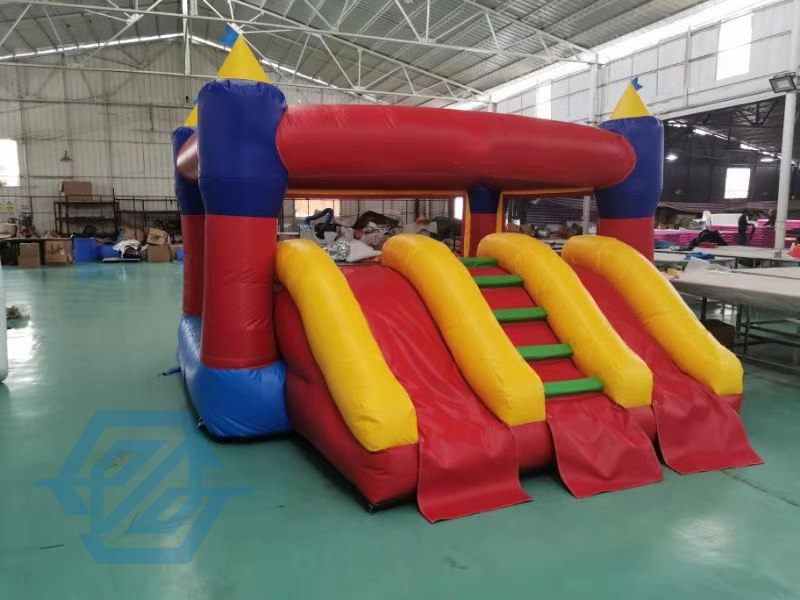 Combinação inflável da corrediça de salto do castelo Bouncy da casa do salto